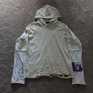 Undercover SS06 “T” Wahnfrieden Klaus Distressed Hoodie